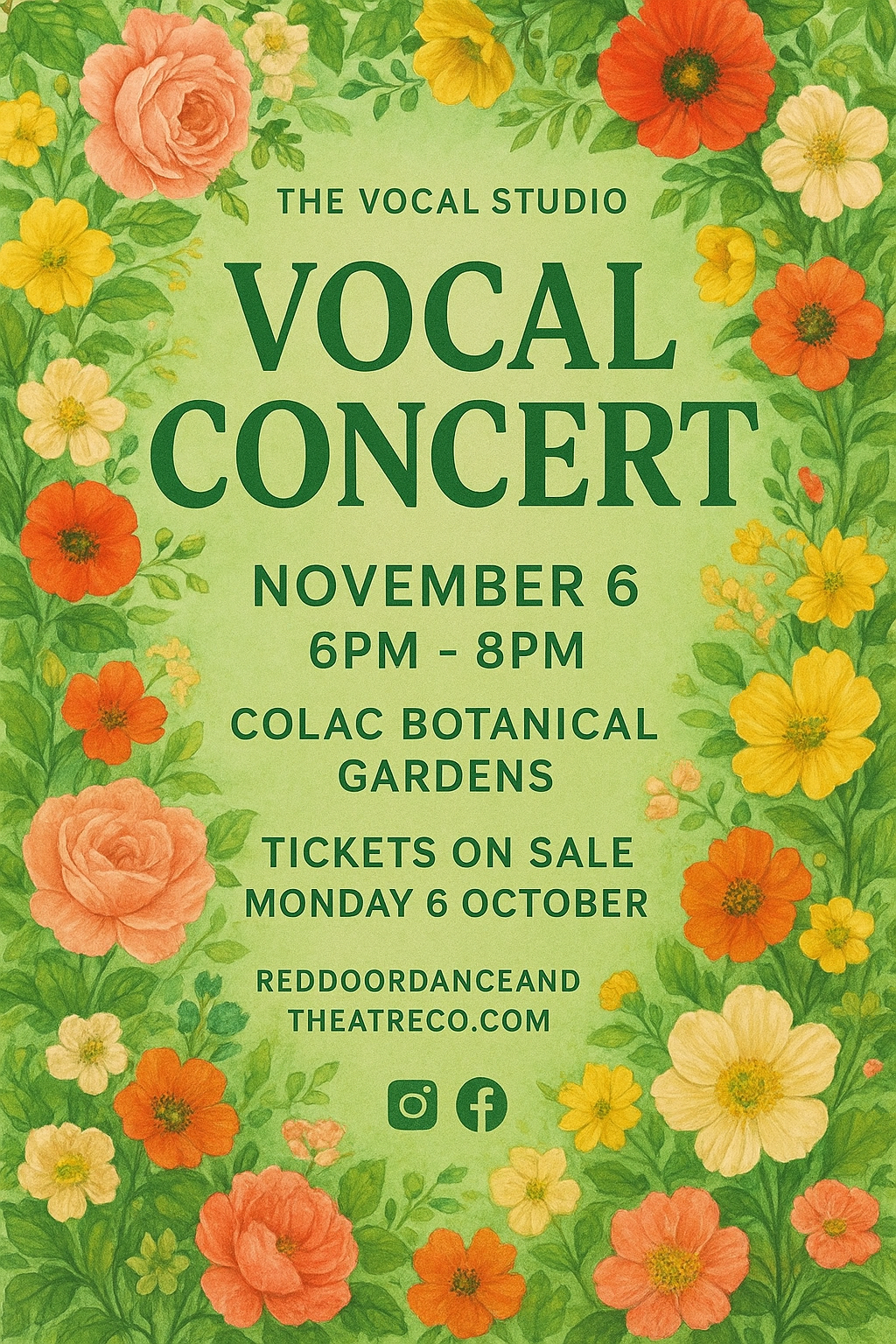 2025 Vocal Studio Showcase